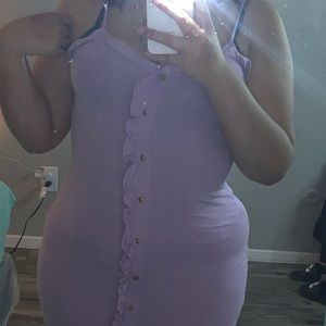 Lavender Ruffle Dress
